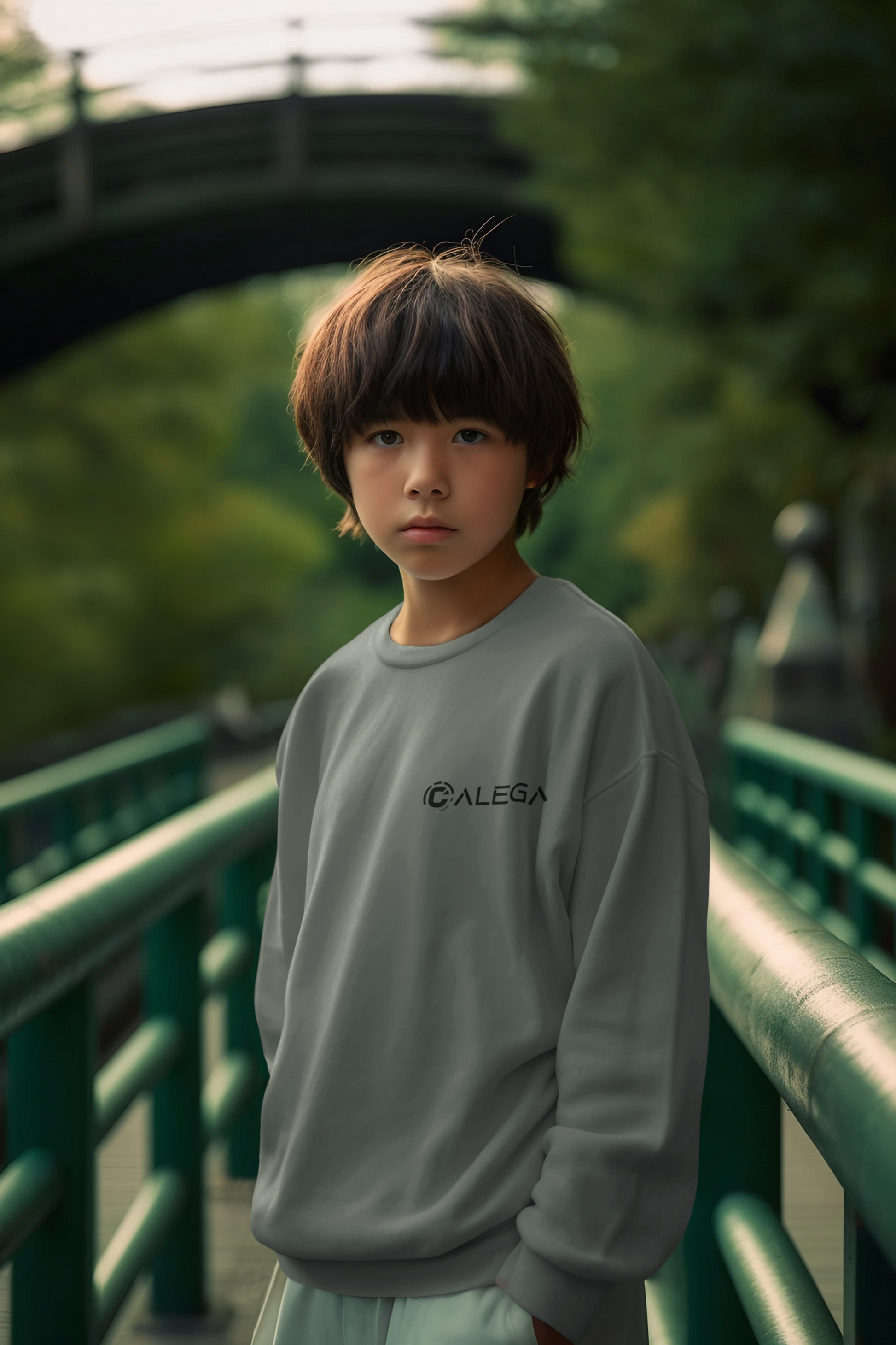 Sweat broderie unisexe enfants mode urbaine ethique et responsable CALEGA Kids