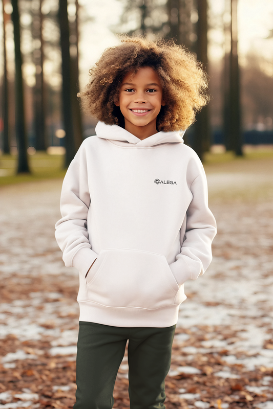 Sweat à capuche brodé unisexe S-XL enfants et ados mode streetwear artistique CALEGA Kids