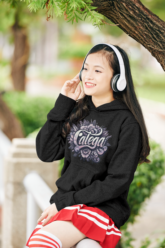 Sweat à capuche en polaire Graffiti Flowers  enfants  streetwear artistique coloré CALEGA Kids