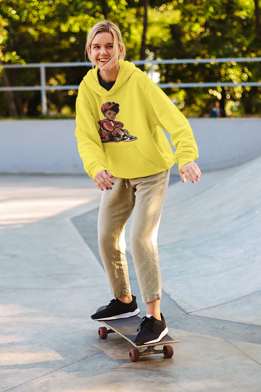 Sweat à capuche girly  enfant esprit streetwear unisexe CALEGA Kids