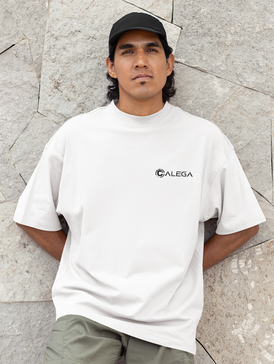 T-shirt brodé ample homme coupe oversize style streetwear decontracte, confort et tendance urbaine CALEGA Men