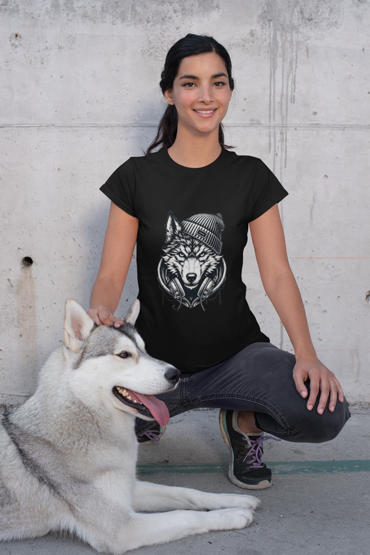 T-shirt femme Eagle Urban Style par CALEGA, design aigle stylisé, mode streetwear audacieuse et urbaine