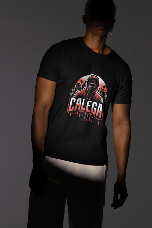 T-shirt homme guerrier sanglant – motif intense et brutal, esprit combatif et underground CALEGA Men