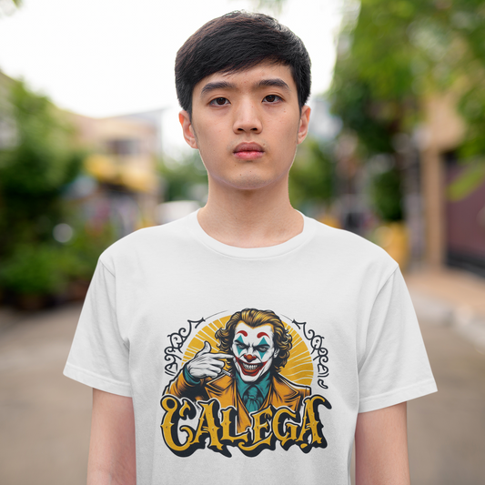 T-shirt unisexe enfant motif Joker stylisé Streetwear audacieux CALEGA Kids