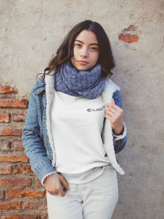 sweat-shirt brodé en coton bio pour femme, streetwear éthique, confortable et engagé avec broderie originale CALEGA Women