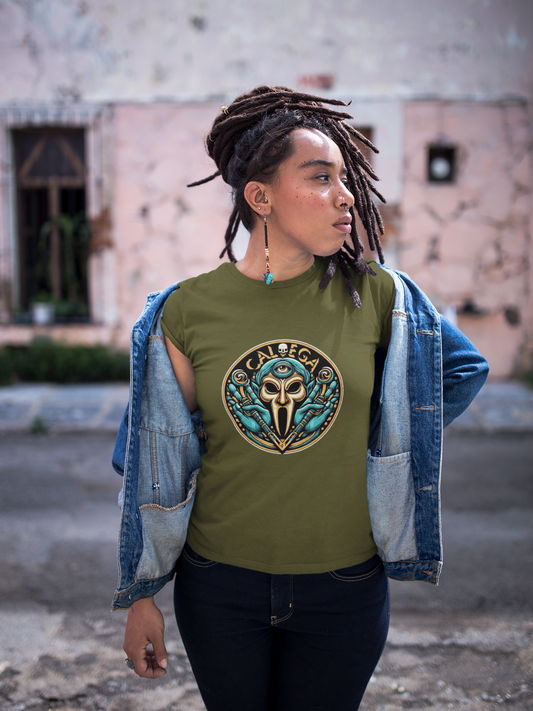 t-shirt femme Alien motif extraterrestre artistique, look streetwear original et engagé CALEGA Women